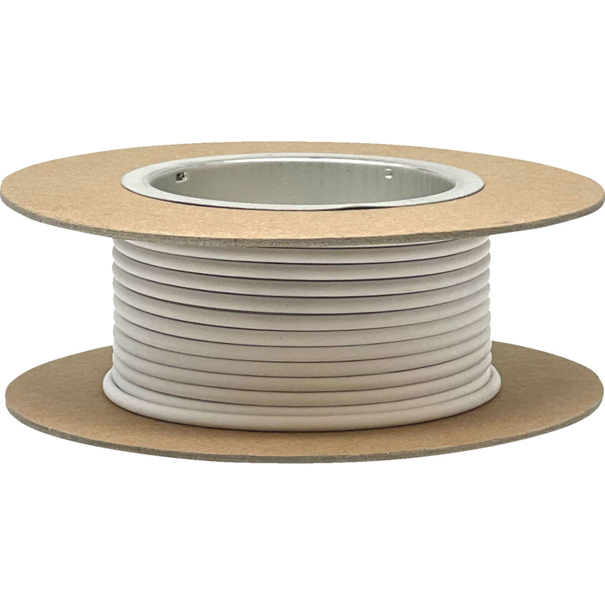 NAMZ 2120-1292 NGWR-912 Bare-Copper GXL Hook-Up Wire 25' GXL Wire Spool - 12 Gauge - White