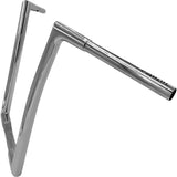 FAT Baggers INC. 1-1/4" EZ Install Flat Top Handlebar 16" Chrome - 707016 For Harley Motorcycles 1986-2023