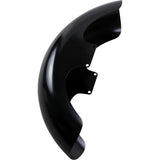 KLOCK WERKS 1401-0212 KWF-01-0110 Tire Hugger Front Fender for Dresser - Thickster Fender Kit - Steel - Black - 16"-19"