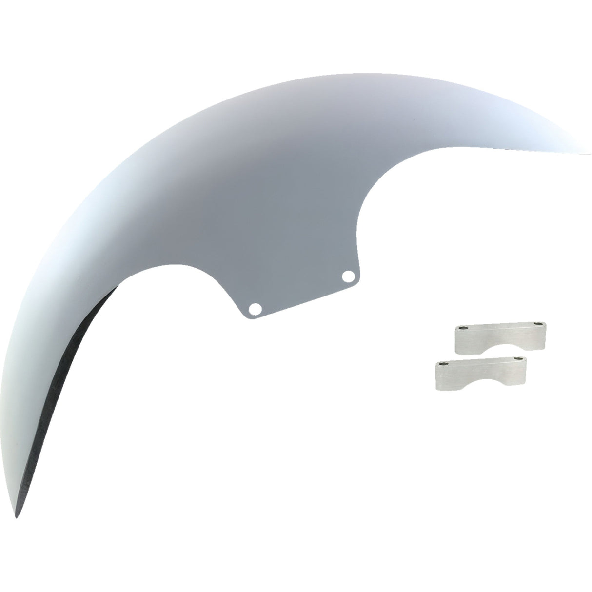 Paul Yaffe Bagger Nation Super-Lite Cafe Front Fender For OEM Wheels 19" Satin Spacers - PYO:CAFE-19-13E-S-C For Harley Motorcycles 1965-2013