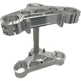 PRO-ONE Perf.mfg. 39 MM Triple Tree Raw Aluminum 0° - 106200 For Harley 1988-2014