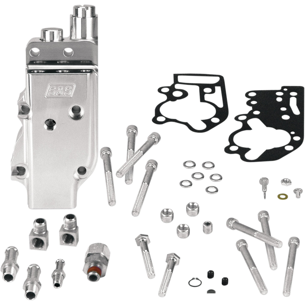 S&S Cycle Billet Oil Pump Kit Standard Cover Big Twin - 31-6200 For Harley Touring 1936-1969