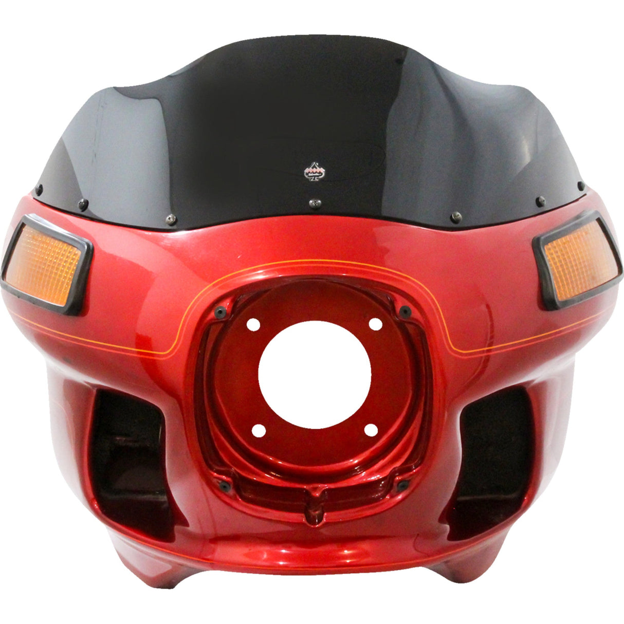 Klock Werks Flare® Windshield 9" Black - KWW-02-0604 For Harley Sport Glide 1983-1993