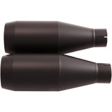 Trask Slip-On Mufflers Black Scout - TM-3042BK For Indian Scout 2015-2022