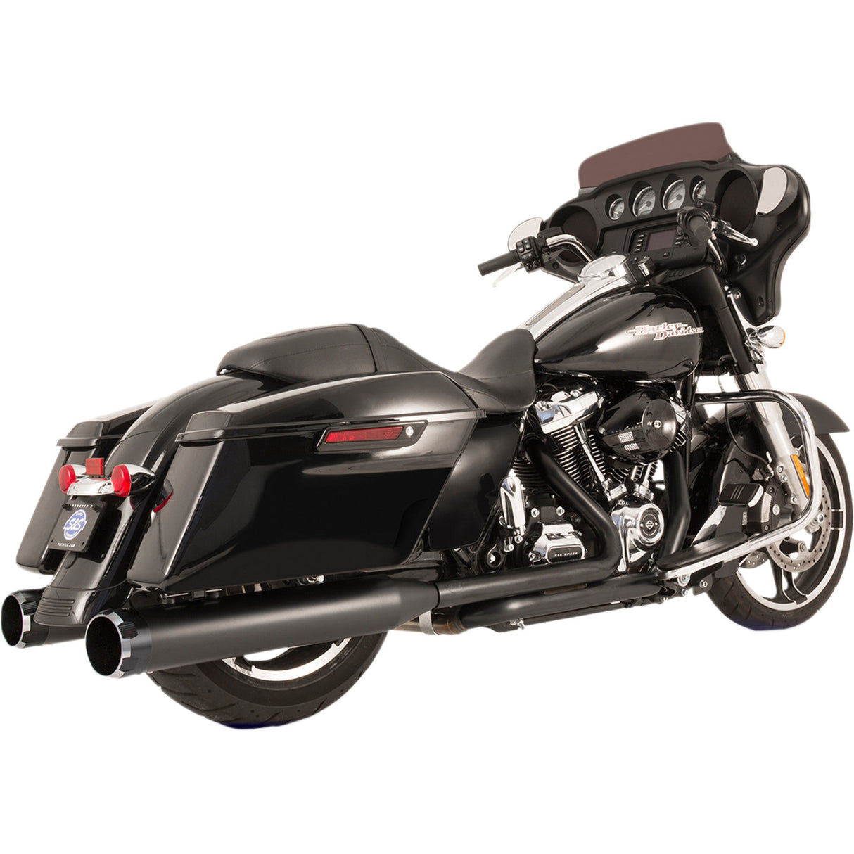 S&s Cycle El Dorado 2-Into-2 Exhaust System - 550-0700C For Harley Touring 2017-2022