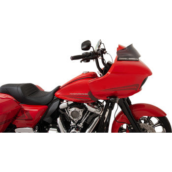 Klock Werks Sport Flare® Windshield 6" Dark Smoke - KWW-01-0402 For Harley Road Glide 2015-2025