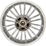 Coastal Moto Atlantic Precision Cast 3D Wheel Atlantic 3D Rear Single Disc Without ABS Chrome 18x5.5 - 3D-ATL185CH For Harley Touring 2009-2026
