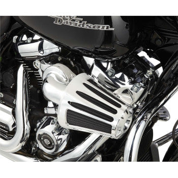 Arlen Ness Monster Sucker® Air Cleaner Kit — Deep Cut Chrome - 81-032 For Harley Motorcycles 2017-2025
