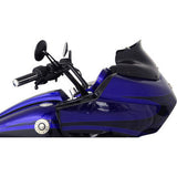 Klock Werks Sport Flare® Windshield 8" Black - KWW-01-0190 For Harley Road Glide 1998-2013