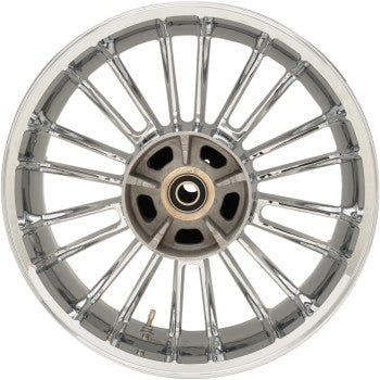 Coastal Moto Atlantic Precision Cast 3D Wheel Atlantic 3D Rear Single Disc Without ABS Chrome 18x5.5 - 3D-ATL185CH For Harley Touring 2009-2026