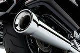 Cobra 4" NH Slip-ONS Chrome - 6107 For Harley Touring 1995-2016