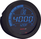 Koso North America 27-5795 BA050903 DIGITAL GAUGE CLUSTER BLACK BEZEL 04-13 FLHT AND FLTR