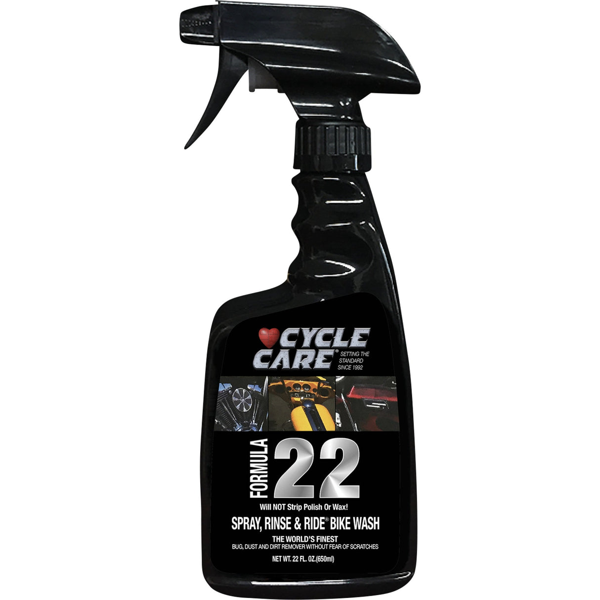CYCLE CARE FORMULAS 3704-0114 22032 Formula 22 Spray, Rinse & Ride® Cleaner Formula 22 Spray & Ride - 32 U.S. fl oz