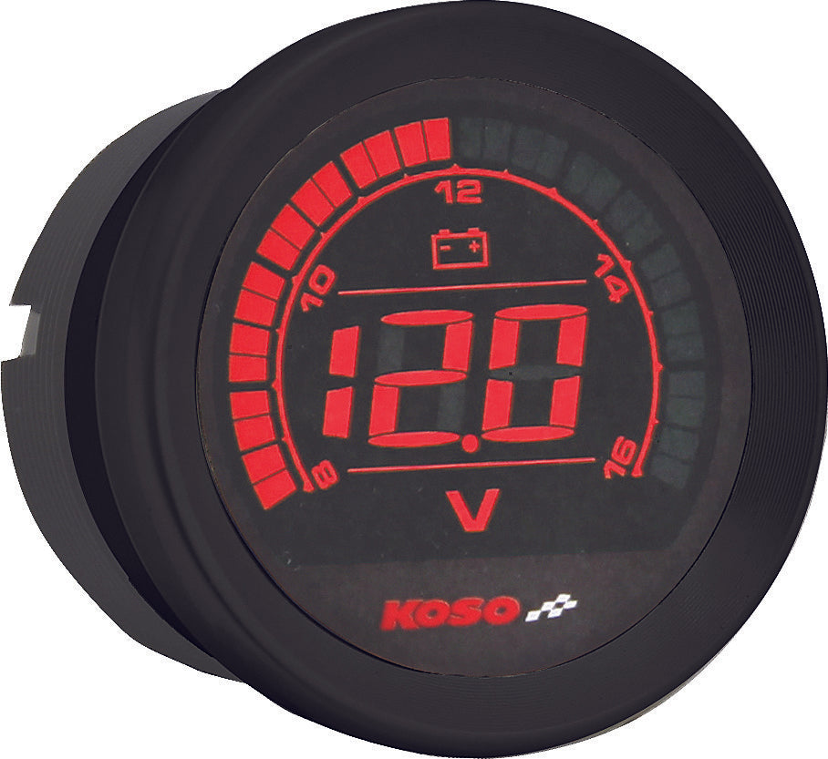 Koso North America 27-5795 BA050903 DIGITAL GAUGE CLUSTER BLACK BEZEL 04-13 FLHT AND FLTR