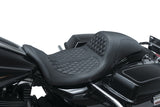 Mustang Motorcycle Mustang Electra Glide,rd Glide,rd King ,str Glide Hightail Fastback 1PC Seat Black - 75947 For Harley Touring 2008-2021