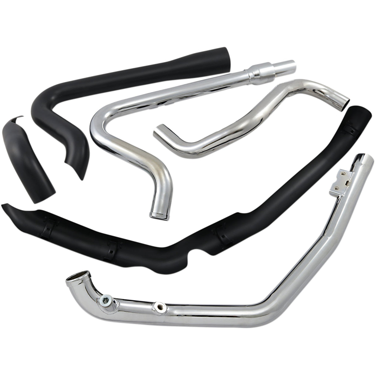 Cobra True Dual 2-Into-2 Header System - 6257RB For Harley Touring 2017-2022