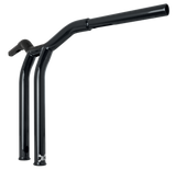 Burly Brand Dominator Raked Bar 14" 1.25" Gloss Black - B12-6053B For Harley Motorcycles 1980-2024 | Yamaha Watercraft 1998-2004