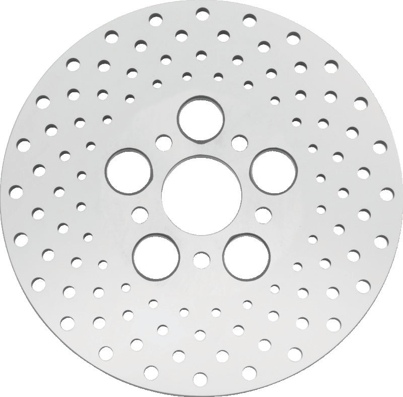 Biker's Choice Bikers Choice FL 10 Inch Front & Rear Drilled Stainless Rotor Replaces H-D 41813-79 - 619918 For Harley Electra Glide 1980-1984