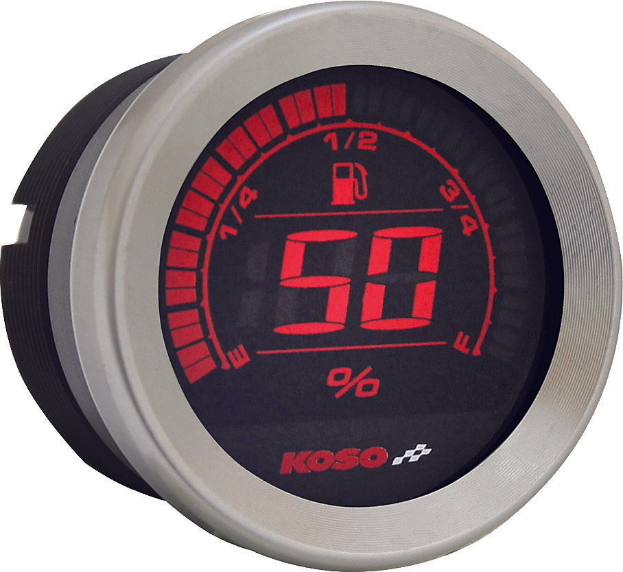 Koso North America Digital Gauge Cluster Silver Bezel Flht AND Fltr - BA050901 For Harley Touring 2004-2013