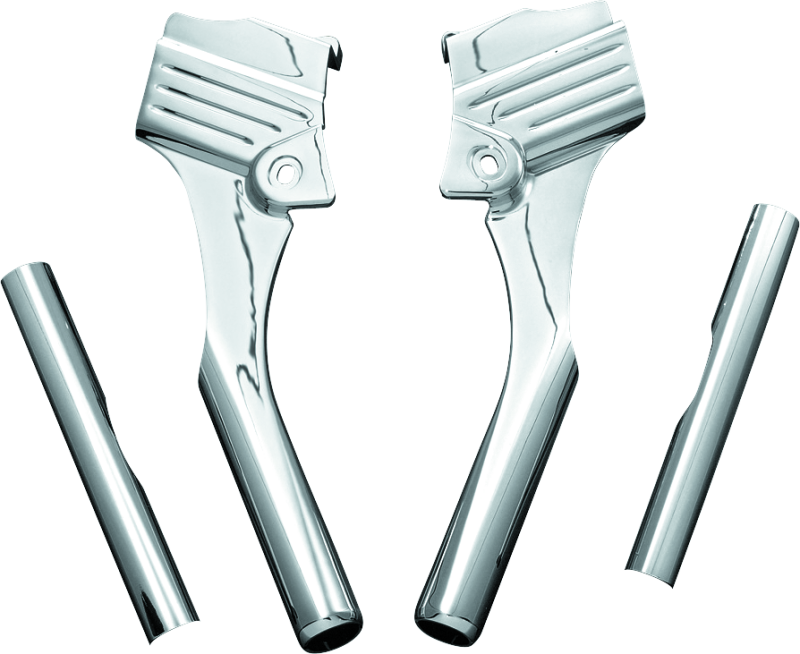 Kuryakyn Deluxe Neck Cover Kit Chrome - 8146 For Harley Touring 1995-2005