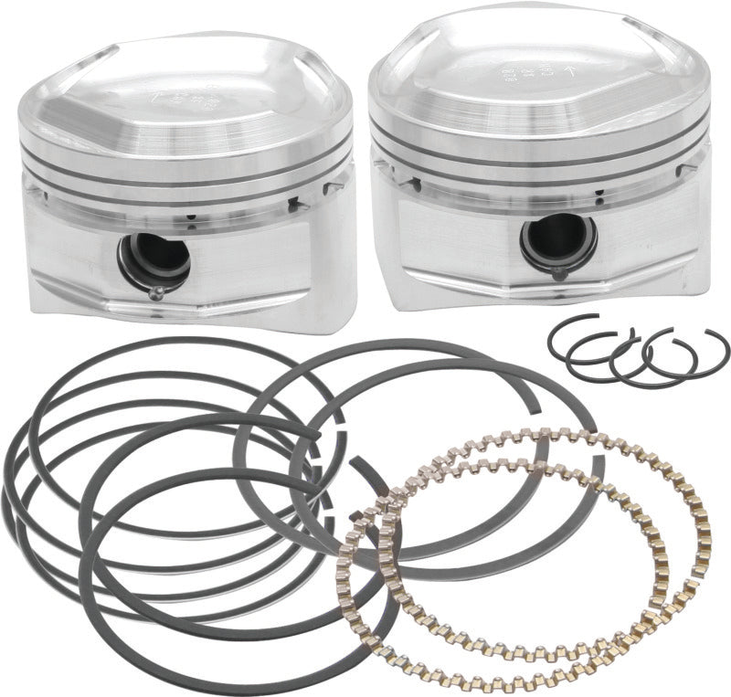S&S Cycle BT HSF 3-5/8in Piston Set .020in - 92-1062 For Harley Motorcycles 1984-1999