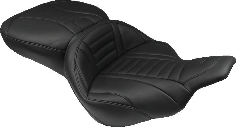 Mustang Motorcycle 76739 Mustang 97-07 Harley Electra Glide,rd Glide Super Touring 1PC Seat Deluxe - Black