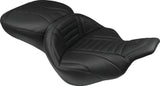 Mustang Motorcycle 76739 Mustang 97-07 Harley Electra Glide,rd Glide Super Touring 1PC Seat Deluxe - Black