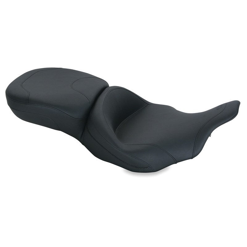 Mustang Motorcycle Electra Glide, Rd Glide Super Touring 1PC Seat Black - 76971 For Harley Touring 1997-2007