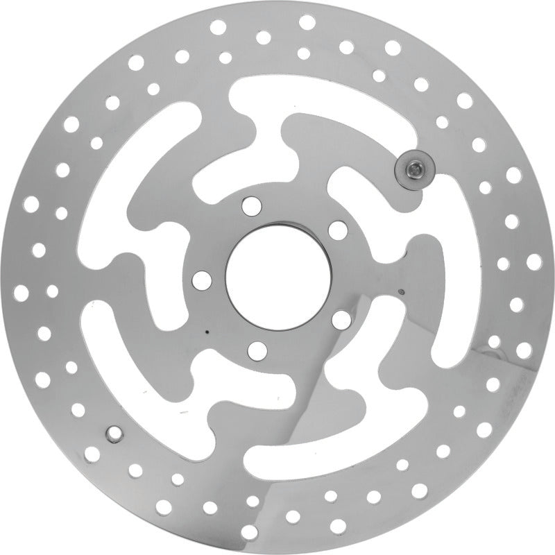 Biker's Choice Bikers Choice OEM Style 11.8in Polished Rear Brake Rotor Right Replaces H-D 41810-08 - 482556 For Harley Touring 2008-2021