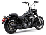 Cobra 3" NH Series Slip-ONS Black FAT BOY DCE - 6041B For Harley Softail 2007-2017