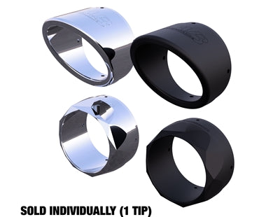 Tab Performance 5" Exhaust Tips (Sold Individually 1 pc) - Black Slash Tips 5-EXHAUST-TIPS-B