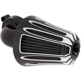 Arlen Ness Monster Sucker® Air Cleaner Kit — Deep Cut Black - 81-037 For Harley Motorcycles 2017-2025