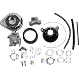 S&S CYCLE 1001-0092 110-0152 Super G Carburetor with Stealth Air Cleaner Kit - Chrome - Twin Cam