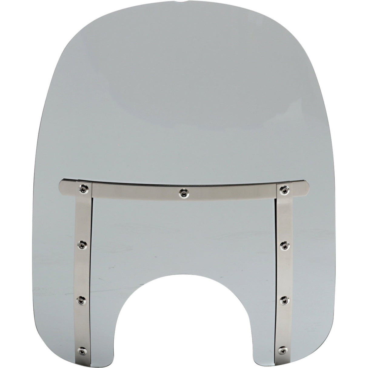 MEMPHIS SHADES 2313-0278 MEM42112 Memphis Slim Windshield 17" - 7" headlight cutout - black smoke