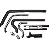 COBRA 1800-1400 6858B Speedster Slashdown Exhaust System - Dyna '12-'17