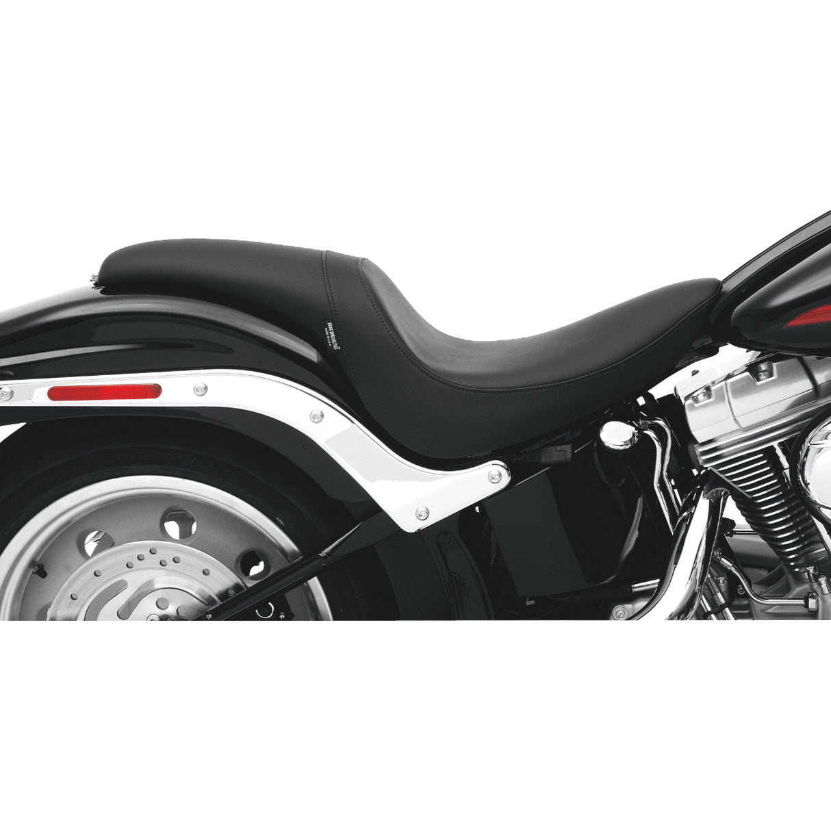 DRAG SPECIALTIES Predator Seat Black - FL/FX '06-'17