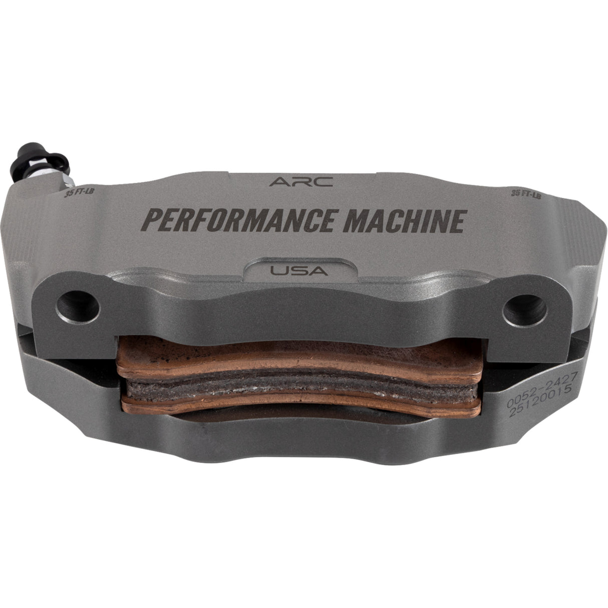 PERFORMANCE MACHINE (PM) 1701-0815 0052-2427-GYC Race Series Radial Mount Caliper Radial Mount Caliper - Front Left - Gunmetal Gray