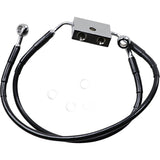 DRAG SPECIALTIES Brake Line Front - Black