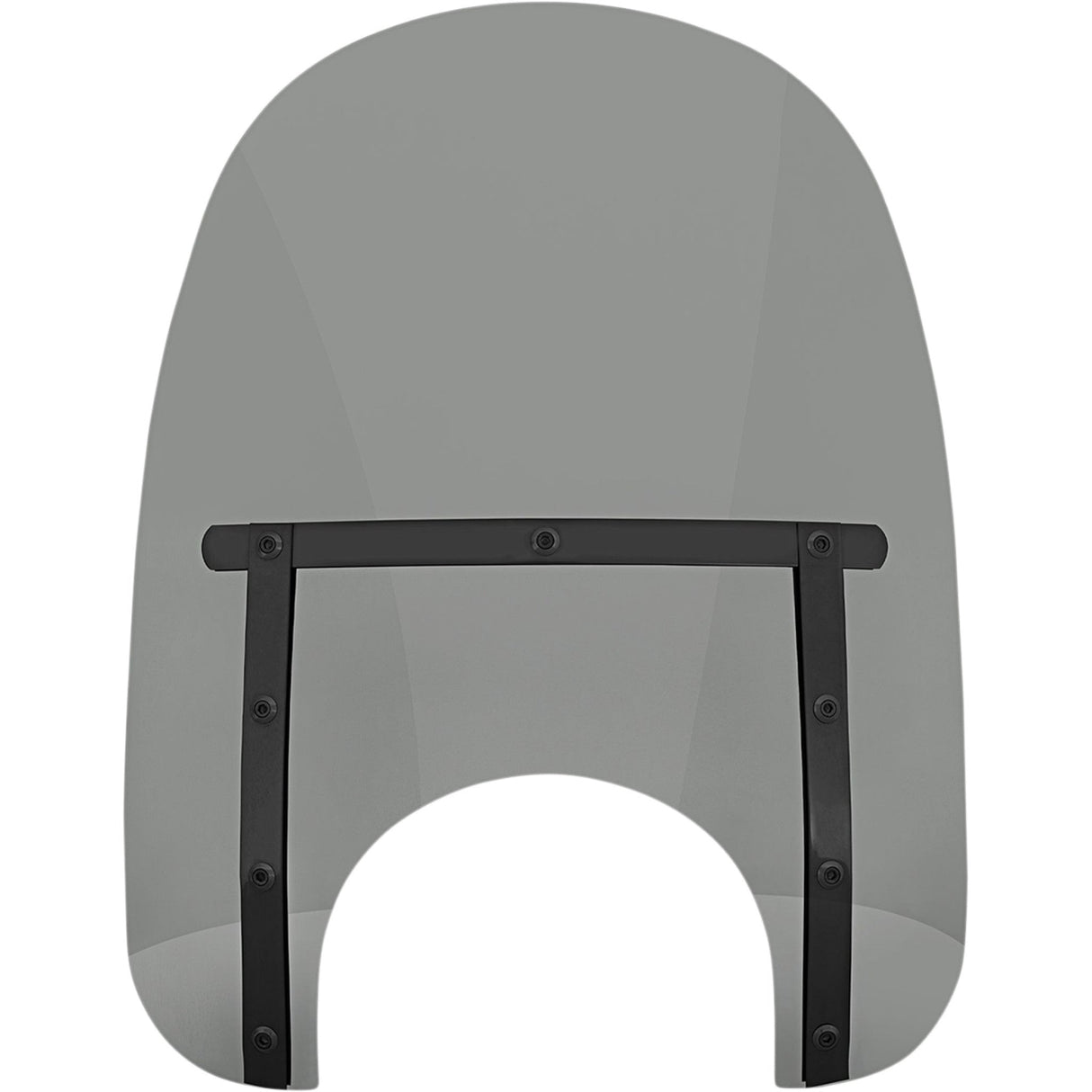 MEMPHIS SHADES 2313-0321 MEB42212 Memphis Slim Windshield 17" - 9" headlight cutout - black smoke