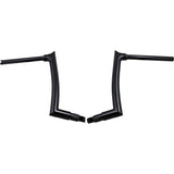 FAT Baggers INC. 1-1/2" EZ Install Pointed Top Handlebar 12" Black - 806012-B For Harley Road Glide 2015-2020