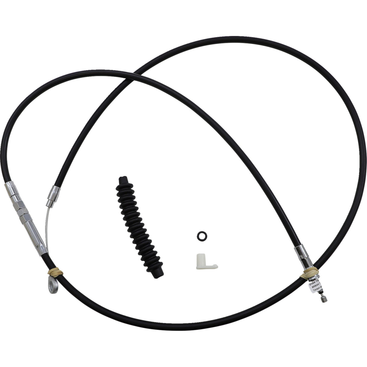 DRAG SPECIALTIES 0652-1921 High-Efficiency Black Vinyl Clutch Cable 71"