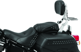 Kuryakyn 7080 Fixed Mounts Multi-purpose Driver & Passenger Backrest 18-Up Softail Black