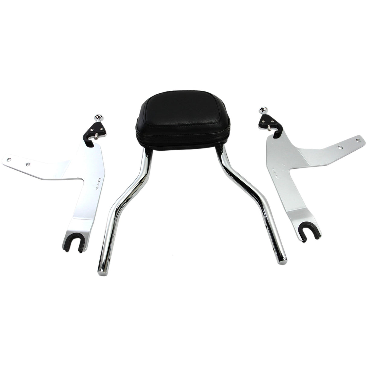 COBRA 1501-0557 602-2002 Detachable Backrest Kit - 14" - Chrome - Softail
