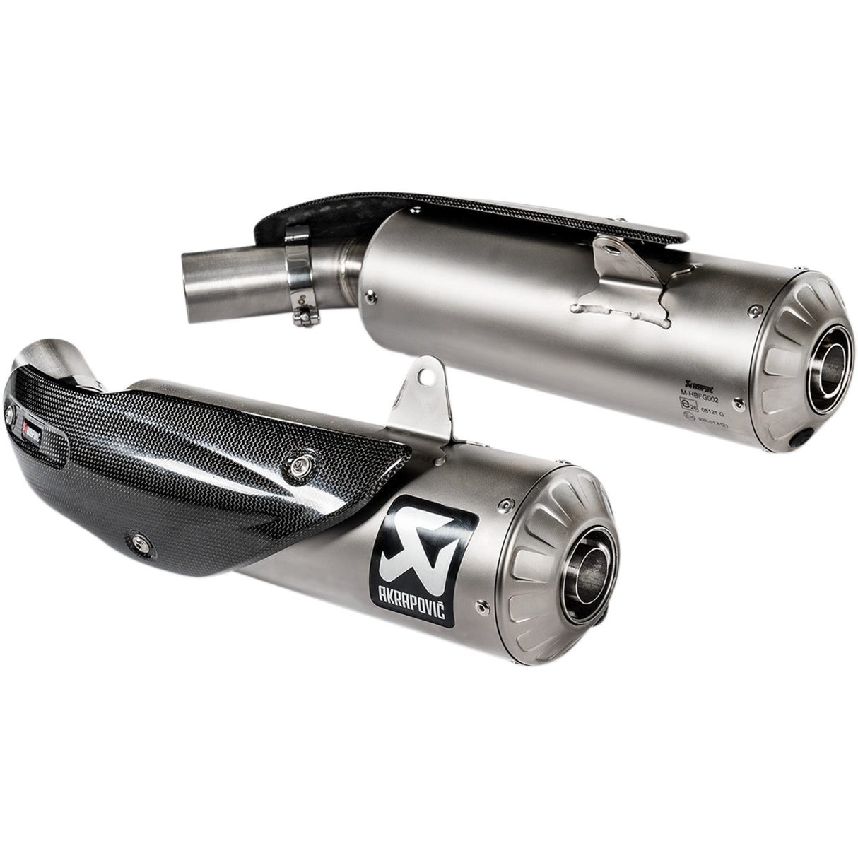 Akrapovic Slip-On Line Muffler - S-D11SO4-HBFGT Ducati Scrambler 1100 2018-2020