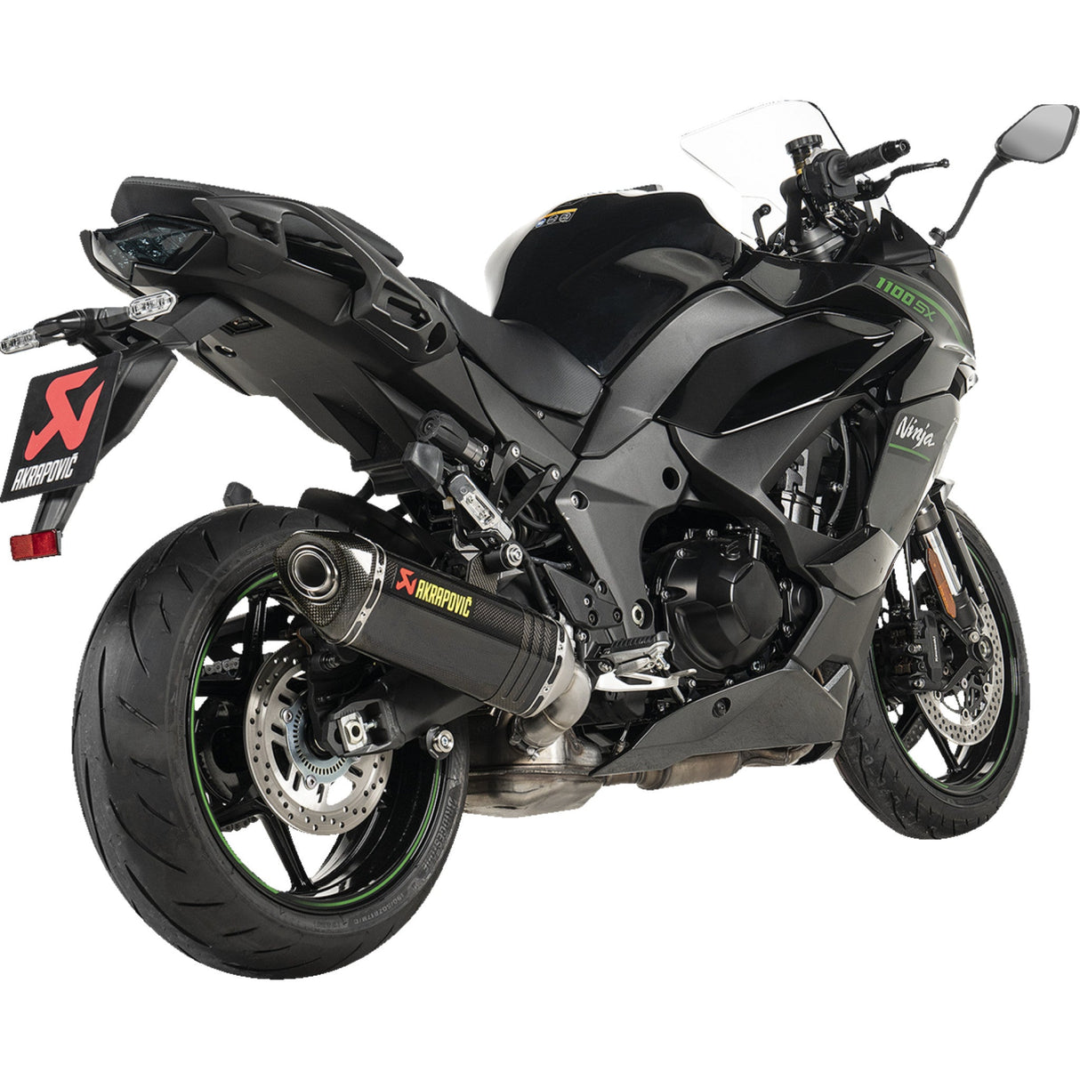 AKRAPOVIC 1811-4797 S-K10SO32-HRC Slip-On Line Muffler carbon fiber - kawasaki ninja 1000 sx & ninja 1100 sx