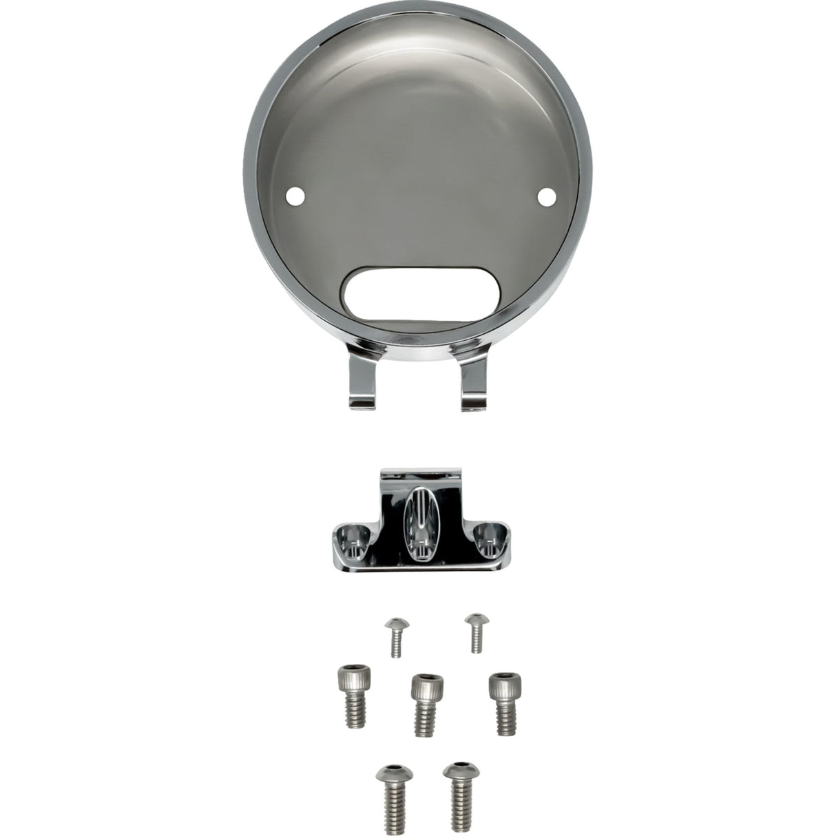 Kodlin USA Round Gauge Bezel Kit For Ascent Pro Riser Chrome - KUS55140 For Harley Softail 2022-2025