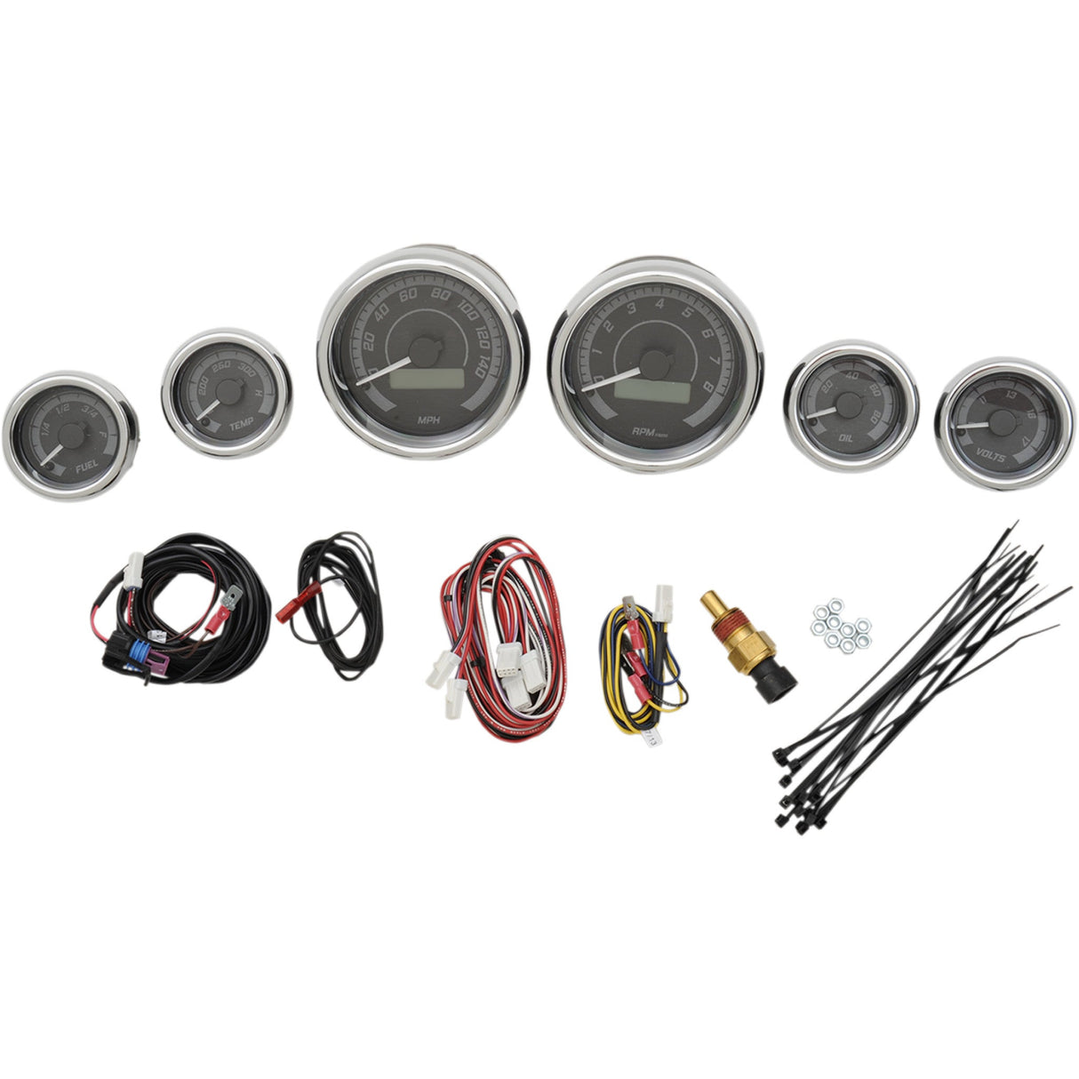 Dakota Digital 8604KGC Model Gauge Kit - MVX-8604-WK-C For Harley Touring 2004-2013