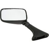 EMGO 2029663 20-29663 OEM-Style Replacement Mirror Mirror - Side View - Rectangle - Black - Left