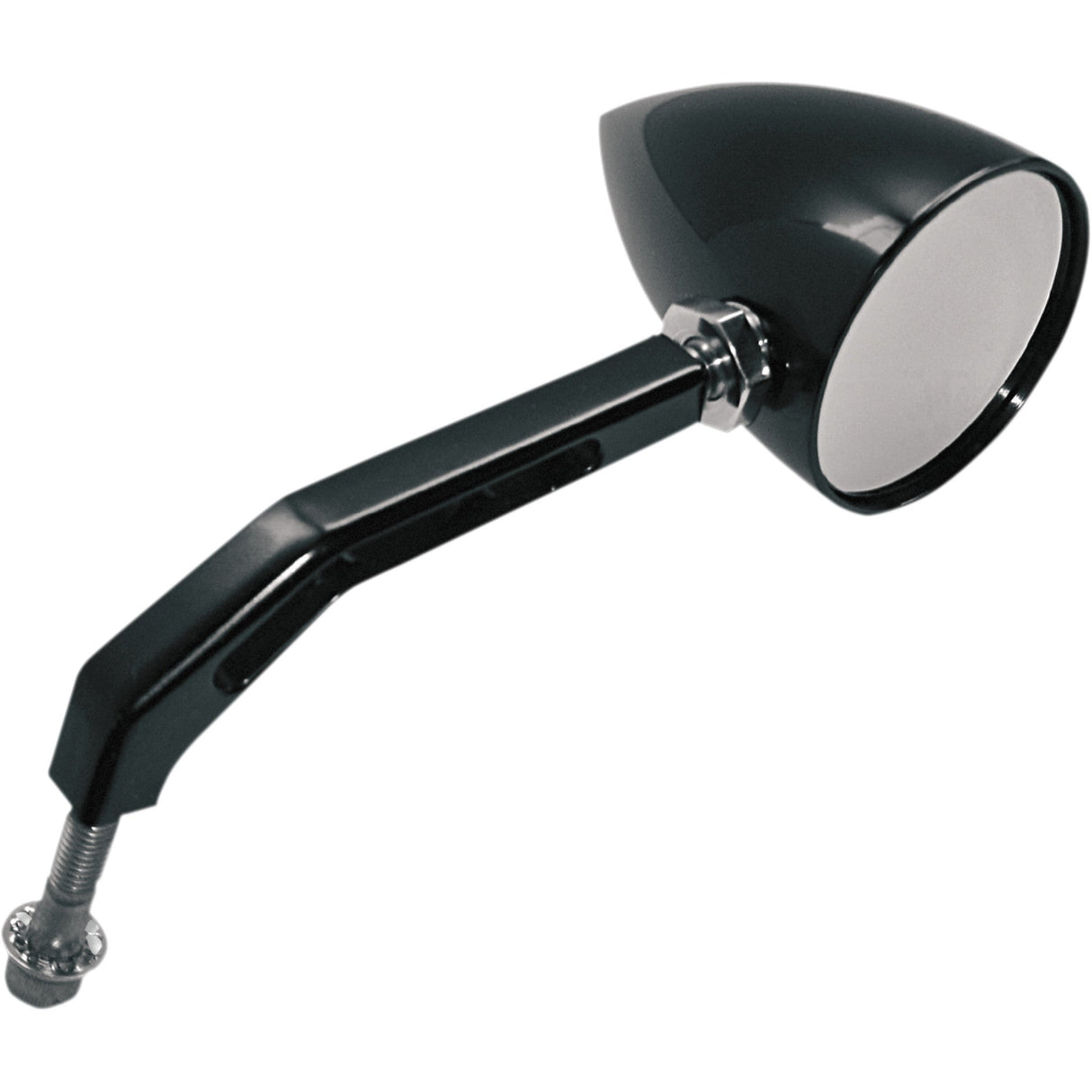 JOKER MACHINE 0640-0199 03-011BLK ViewTech V Billet Mirror Mirror - ViewTech 5 - Side View - Teardrop - Black