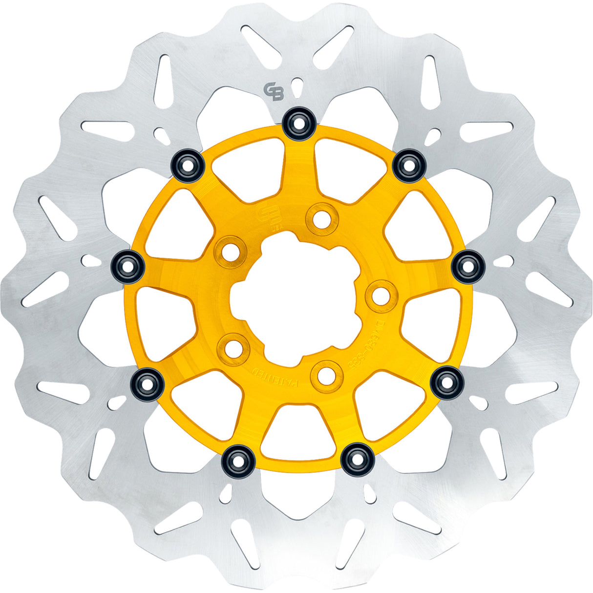 Gbrakes Wave® Brake Rotors Front Gold - GBDU006 For Harley Motorcycles 2006-2026